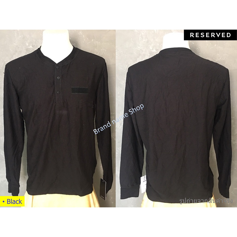 เสื้อแขนยาว-reserved-henley-crew-neck-แนวทหาร