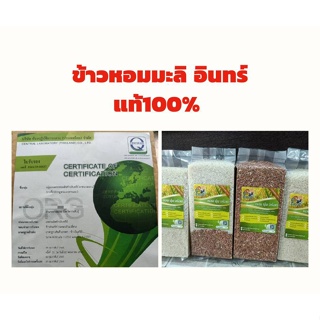 ข้าวอินทรีย์Organic Rice ปลอดสารเคมี 100% ขนาด15 Kg ข้าวหอมมะลิใหม่ต้นฤดู ตราลูกเกษตร OTOP ผลิตโดยชาวนาจังหวัดกาฬสินธิผล