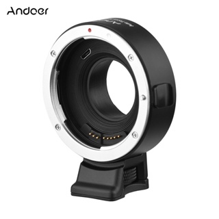 Andoer EF-FX II Lens Mount Adapter Ring Auto Focus Anti-Shake Aluminum Alloy with Tripod Mount Replacement for  EF/EF-S Lens to Fuji X-mount Mirrorless Camera XT4 XT3 XS10 XT3