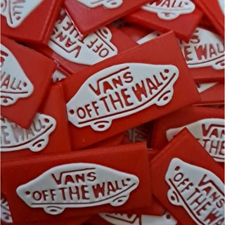 แผ่นยางรองส้นเท้า พิมพ์ลายนูน สําหรับซ่อมแซมรองเท้า Vans