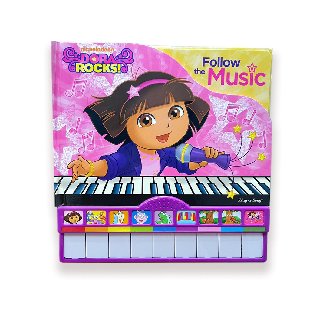 Wel-B Dora Rocks: Follow the Music Board Book หนังสือเด็ก หนังสือภาษา ...