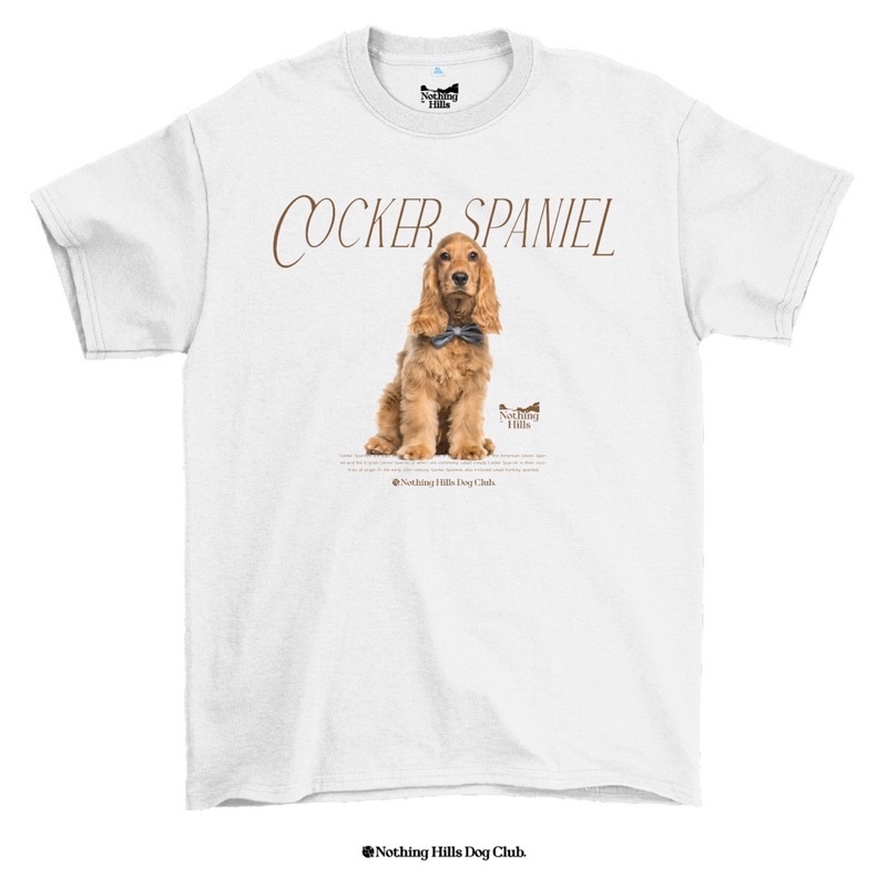 เสื้อยืดลาย-cocker-spaniel-ค็อกเกอร์-สแปเนียล-classic-cotton-unisex-by-nothing-hills