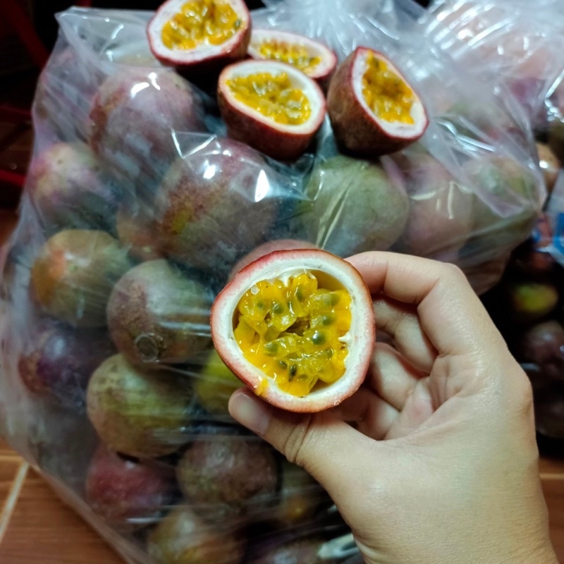 กล่อง-3-กก-เสาวรสหวานอมเปรี้ยว-พันธุ์ไทนุง-เก็บใหม่สดจากสวนเชียงราย-passion-fruit-หวานอมเปรี้ยว