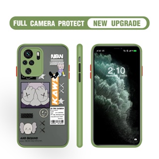 สําหรับ Redmi Note 10 4G 5G 10 Pro 10S ยอดนิยม การ์ตูนหมี โบล รูปแบบ เคสโทรศัพท์ ใส ฝาครอบเต็มรูปแบบ เลนส์กล้อง เคสป้องกัน