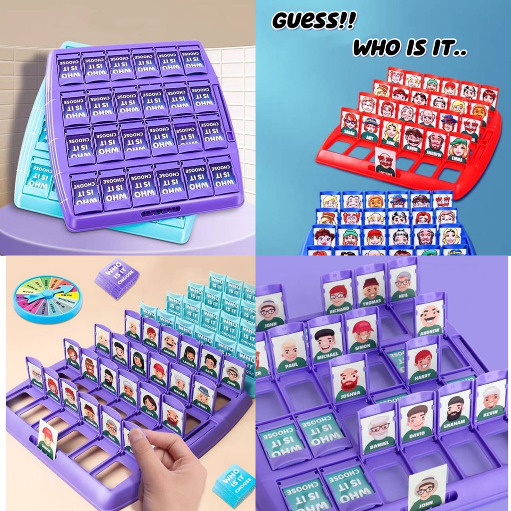 ของเล่นเสี่ยงทาย-การ์ดเกมของเล่นสําหรับเด็ก-เสริมการเรียนรู้เด็ก-ทายซิ-ฉันคือใคร