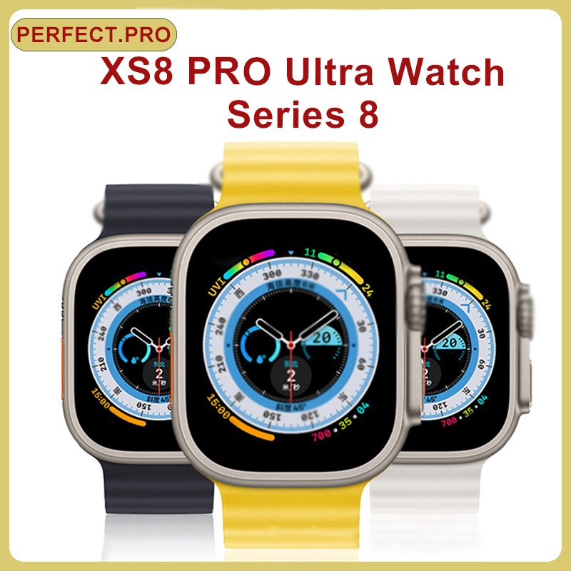 ภาพหน้าปกสินค้าสมาร์ทวอทช์ XS8 Pro Ultra Watch กันน้ํา บลูทูธ ติดตามการออกกําลังกาย ชาร์จไร้สาย ตรวจสอบการนอนหลับ