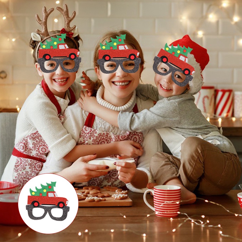แว่นตาคริสต์มาส-ปาร์ตี้เด็ก-ตกแต่งคริสต์มาส-เด็กผู้ชาย-เด็กผู้หญิง-แว่นตา-ของตกแต่งน่ารัก