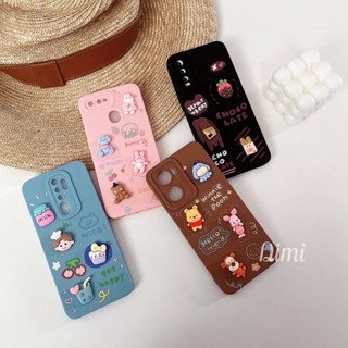 CASE เคสนิ่มลายการ์ตูนนูน เคสออปโป้ OPPO A15 A15S A16 A52020  RENO5 A3S A5S A7 A12 F9 A94 Realme5 RENO6Z RENO7Z A95