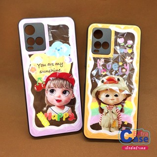 OPPOA3S A5/A92020 A15 A16  A53 A54(4G) A94(4G) F9 F11PRO RENO2F RENO5 เคสมือถือใสพิมพ์ลายการ์ตูน ผิว3D กันเลนส์กล้อง