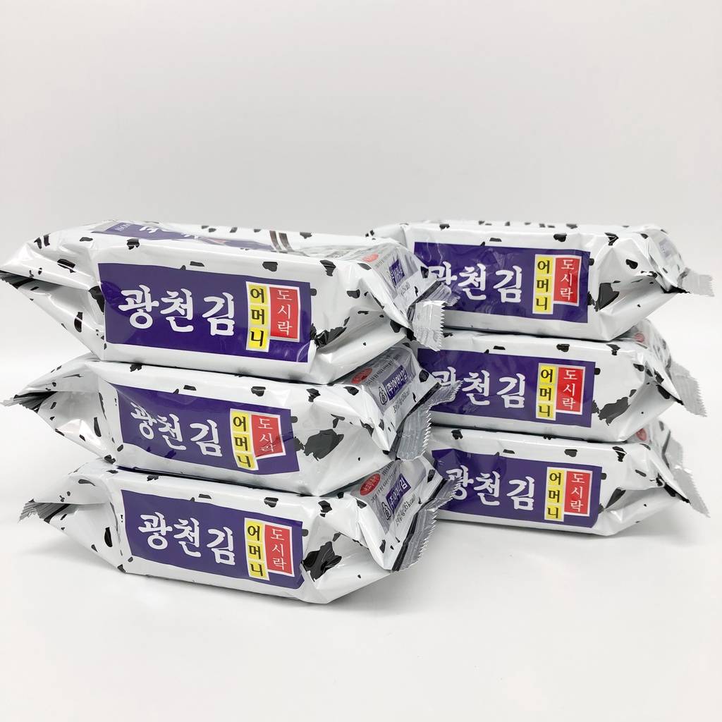 ภาพสินค้าสาหร่ายเกาหลี  KOREA SEAWEED 3 ห่อ - 9 ห่อ นำเข้าจากเกาหลี 어머니김 สาหร่ายห่อข้าว สาหร่ายปรุงรส จากร้าน 17kshopbkk บน Shopee ภาพที่ 4