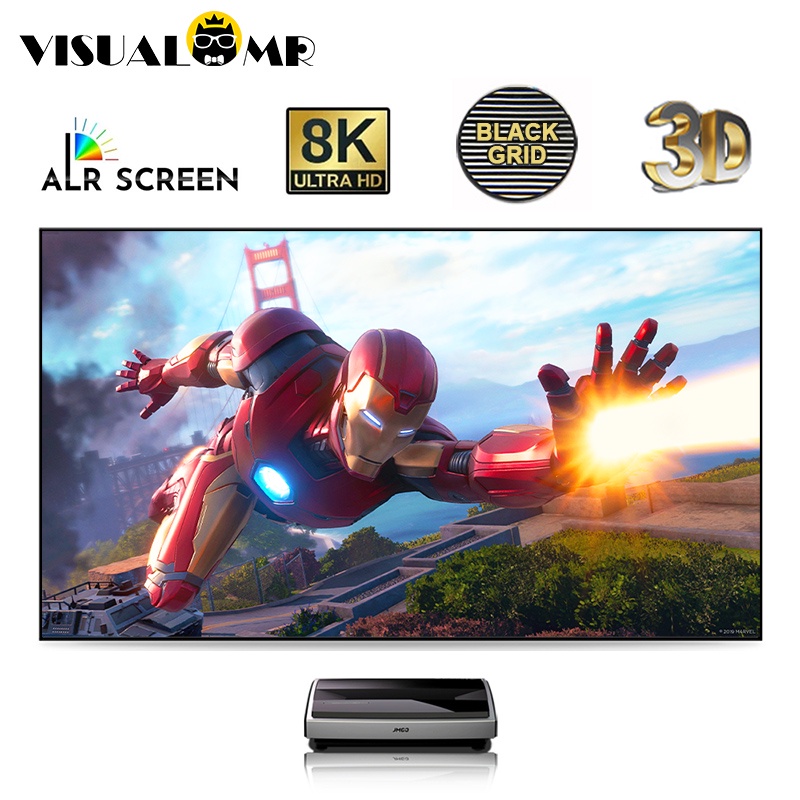 2022 HOT ALR UST Projector Screen Ambient Light Rejecting PET Crystal T ...