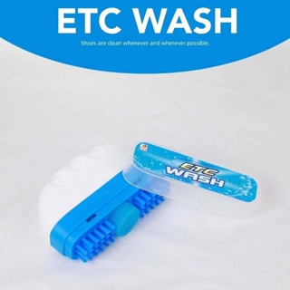 ETC WASH แปรงขจัดคราบทำความสะอาดรองเท้า พกพาง่าย ใช้สะดวก