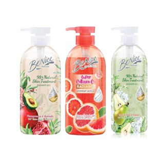 Benice 98% Natural Skin Treatment Shower Gel บีไนซ์ เนเชอรัล สกิน ทรีทเม้นท์ ผลิตภัณฑ์เจลอาบน้ำ 450 มล.