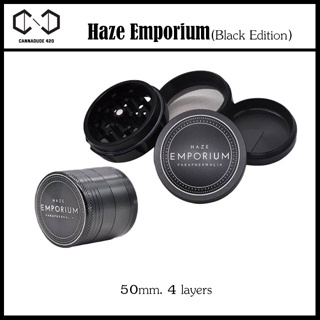 ที่บด Haze Emporium เครื่องบดสมุนไพร Haze 50 mm. Emporium Grinder สี ดำ / เขียว