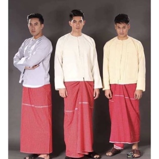ภาพหน้าปกสินค้าผ้าโสร่งมอญ/พม่า ผู้ชาย ที่เกี่ยวข้อง