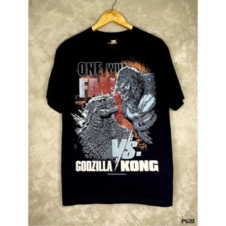 Godzillaเสื้อยืดสีดำสกรีนลายPG23