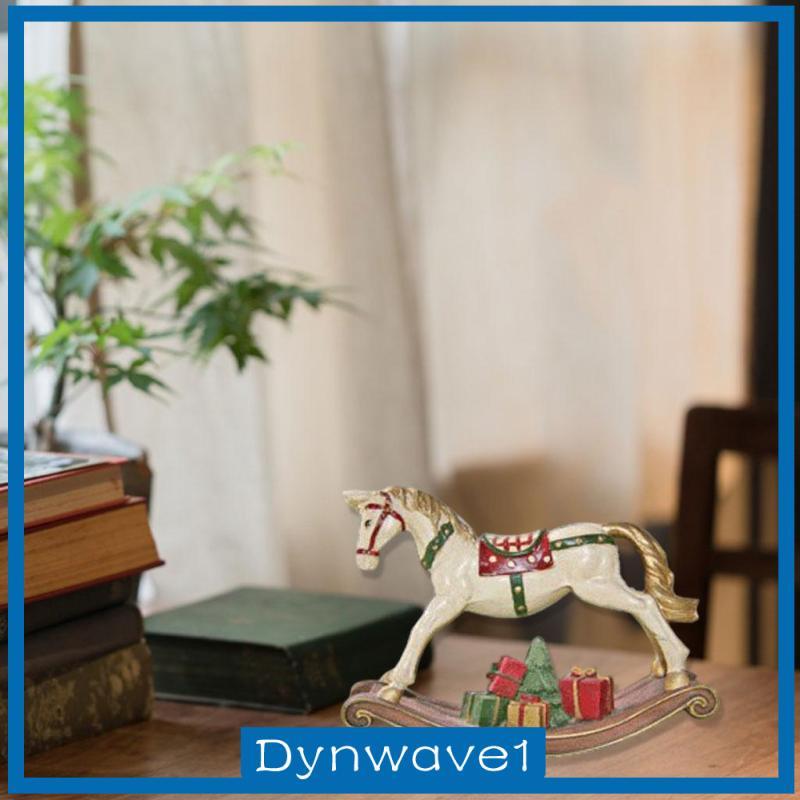 dynwave1-รูปปั้นม้าโยก-สําหรับตกแต่งห้องนั่งเล่น-ตั้งโต๊ะ