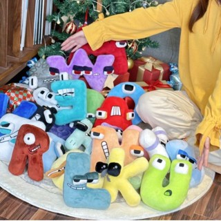 24cm Cute Alphabet Lore Letter A Plush Dolls Baby Educational Toys Home Decor Kids Babys Girl Boy Birthday Xmas Gifcm t