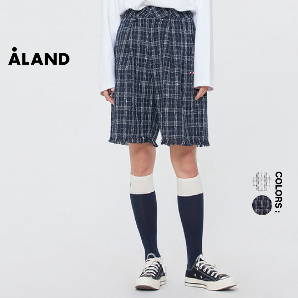 aland-กางเกง-romantic-crown-รุ่น-woman-tweed-shorts-pants