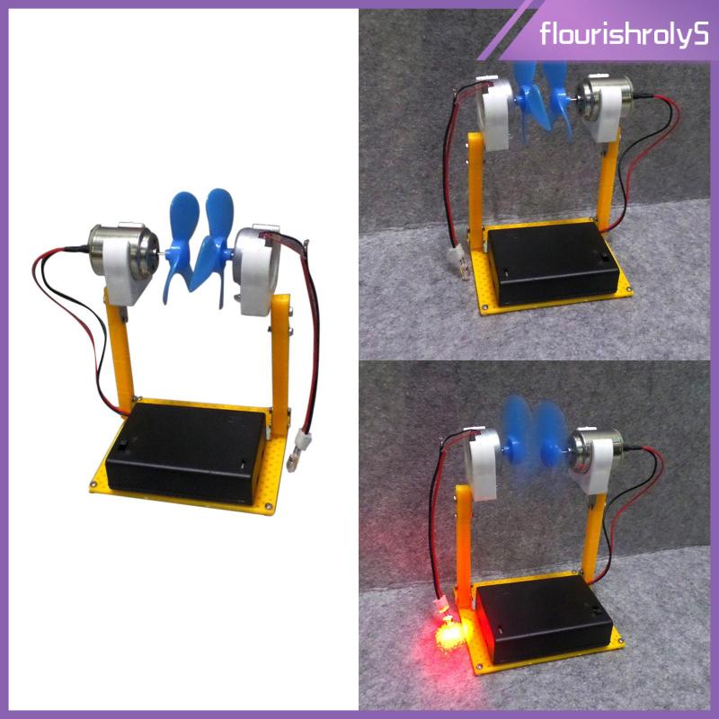 flourishroly5-ชุดมอเตอร์กังหันลม-ขนาดเล็ก-led-diy