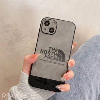 The North Face เคสโทรศัพท์มือถือหนัง กันกระแทก ลาย north face สไตล์ยุโรป อเมริกัน สตรีท ทันสมัย สําหรับ Iphone 11 ip 13 pro max 13 12promax 11 Xs 14
