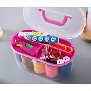 Sewing box sewing kit 10 sets อุปกรณ์เย็บผ้า ชุดเข็มเย็บผ้ากล่องเข็มด้าย ชุดเข็มกับด้าย เข็มเย็บผ้า เครื่องมือเข็มเย็บผ้