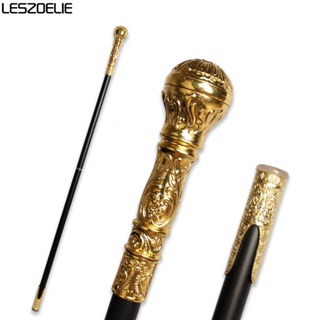 96cm Gold Luxury Handle Fashionable Walking Canes For 2023 Man Party Stick Women Elegant Walking Canes Detachable Sticks