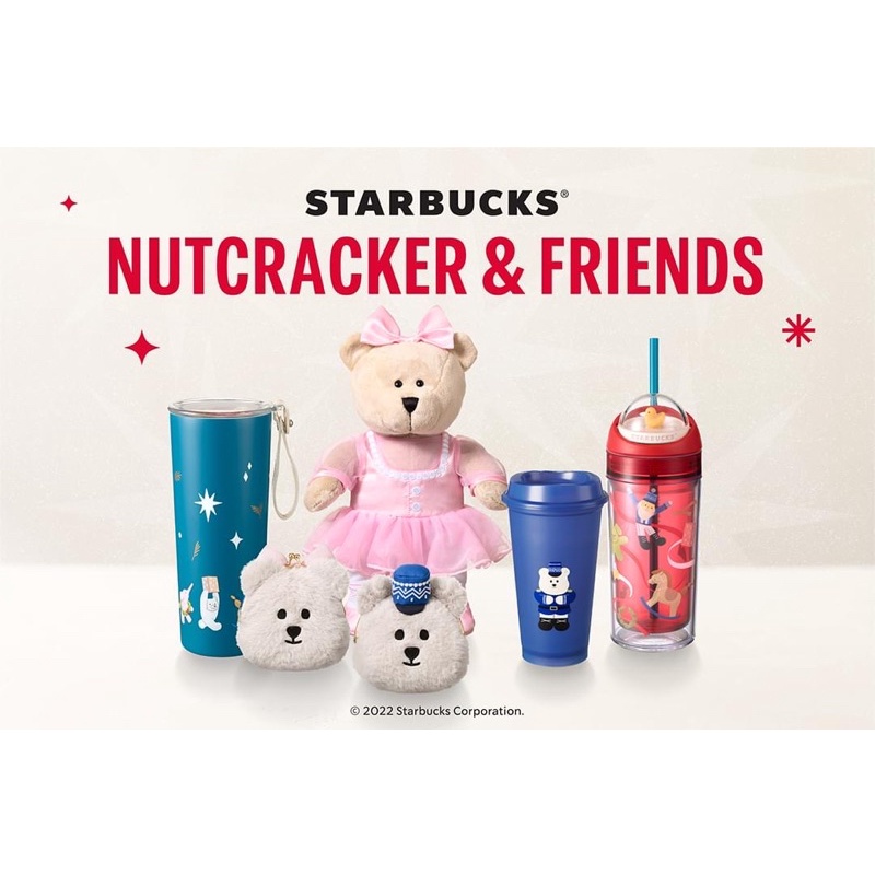 Starbucks nutcracker and friends christmas collection 2022 Shopee