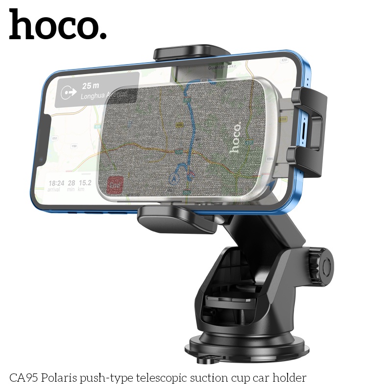 hoco-ca95-polaris-push-type-telescopic-suction-cup-car-holder