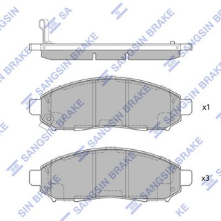 ผ้าดิสเบรคหน้า NISSAN FRONTIER 2.5 2004- NAVARA D40 2.5 DDTi 2005- HI-Q