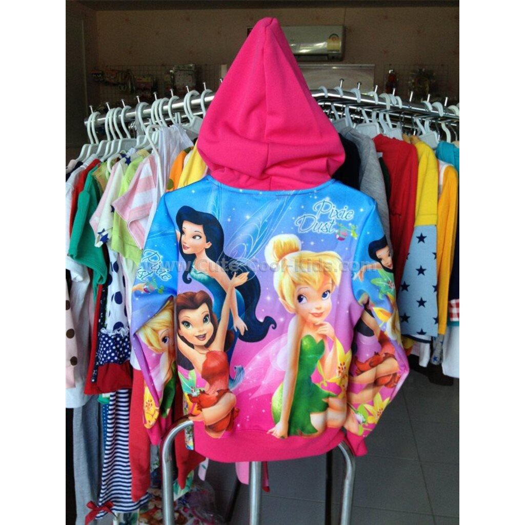 tlg-524-เสื้อแจ็คเก็ตเด็กผู้หญิง-ซิปหน้า-มีหมวก-tinker-bell