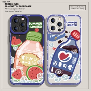 Huawei Y7A Y9 Prime 2019 เคสหัวเว่ย สำหรับ Summer Drink Juice เคส เคสโทรศัพท์ เคสมือถือ Full Cover Shell Shockproof Back Cover Protective Cases