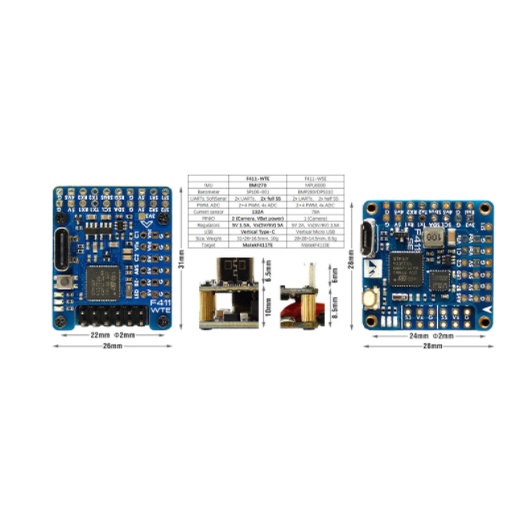 matek-mateksys-f411-wte-ตัวควบคุมการบิน-stm32f411-เอาท์พุต-bec-5v-ในตัว-2-6s-esc-90a-สําหรับโดรน-fpv