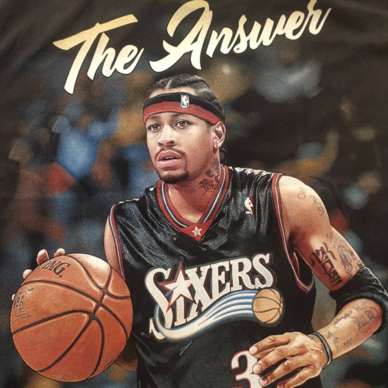 เสื้อยืด-allen-iverson-เสื้อยืดบาสเก็ตบอล76ers-iverson