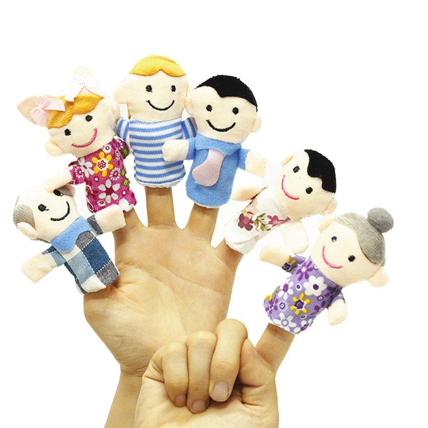 finger-puppets-story-6-คน-ของเล่นสําหรับเด็ก-ผู้ใหญ่