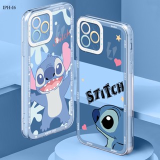 Compatible With iphone 11 Pro MAX SE 2020 X XS XR 6 6S 7 8 Plus 2022 เข้ากันได้ เคสไอโฟน สำหรับ Cartoon Stitch เคส เคสโทรศัพท์ เคสมือถือ Full Soft Case Protective Back Cover Shockproof Casing