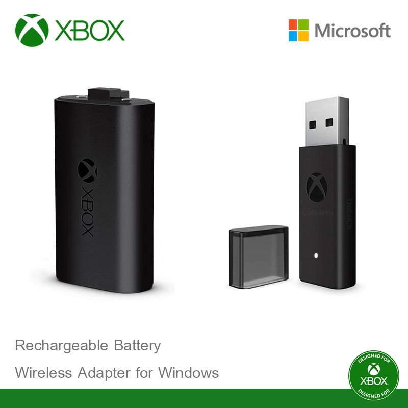 ภาพหน้าปกสินค้าXbox Wireless Adapter ตัวรับไวเลสไร้สาย Xbox Rechargeable Battery แบตเตอรี่ จากร้าน chwatth บน Shopee