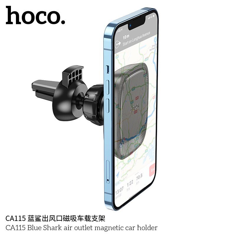 ส่งจากไทย-hoco-ca115-ของแท้-ที่ยึดมือถือในรถแบบแม่เหล็ก-สำหรับติดช่องแอร์-แม่เหล็กแรง-ยึดแน่นไม่หลุด-รองรับ4-5-7-นิ้ว