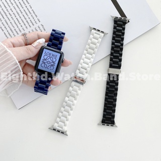 สายนาฬิกาข้อมือเซรามิคเทียม สําหรับ Smart Watches Series Ultra 8 7 6 SE 5 4 3 2 1 ขนาด 49 มม. 41 มม. 45 มม. 44 มม. 42 มม. 40 มม. 38 มม.