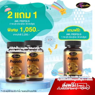 Auswelllife Propolis โพรโพลิซ 1,000 มก. 1 กระปุก 30 แคปซูล