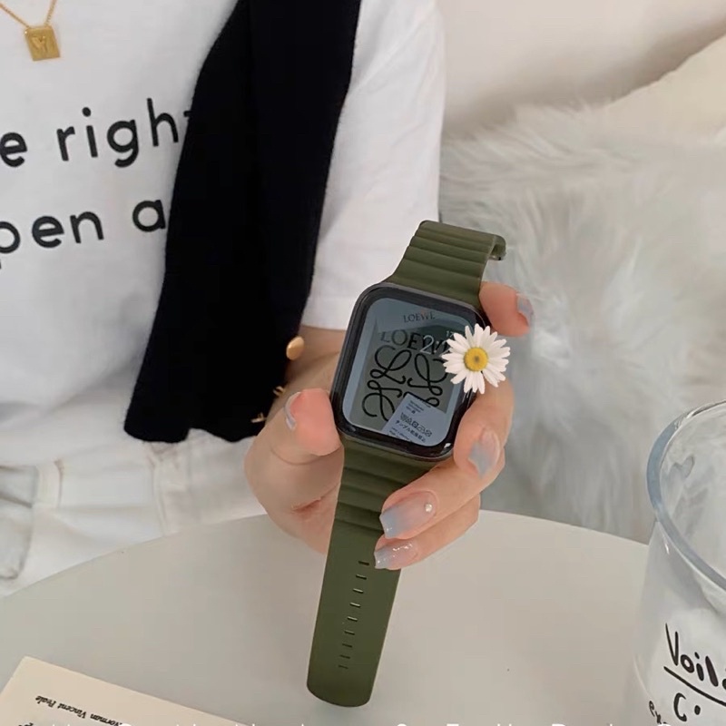 ภาพสินค้าสําหรับแอปเปลวอช สายนาฬิกา ultra 8 7 6 se 5 4 3 สายนาฬิกา smart watch สายหนัง ปรับง่าย สาย 38/40/44/42/45 สายนาฬิกาnim จากร้าน umeshop บน Shopee ภาพที่ 1