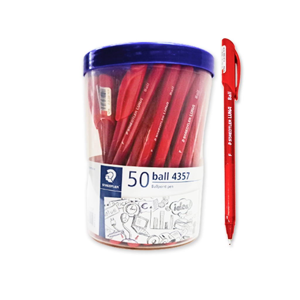 ปากกาลูกลื่น Staedtler รุ่น 4357 (50แท่ง) | Shopee Thailand