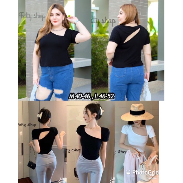 big-size-เสื้อยืดสุดเก๋สำหรับสาวไซส์ใหญ่