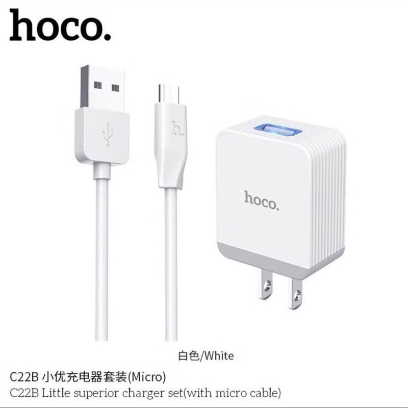 hoco-c22b-c22bplus-1usb-3a-2usb-5-a-หัวชาร์จ-ชุดชาร์จ-สำหรับ-ip-micro-usb-type-c