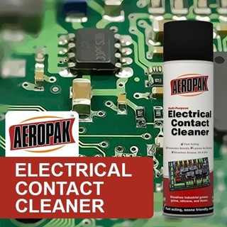 สเปรย์น้ำยาทำความสะอาดแผงวงจร ล้างหน้าสัมผัส เมนบอร์ด 500ml - AEROPAK Electrical Contact Cleaner