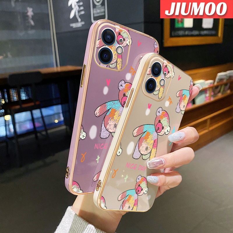 สําหรับ-xiaomi-redmi-k20-k20-pro-xiaomi-mi-9t-xiaomi-mi-9t-pro-เคสแฟชั่น-หมี-สี-ดีไซน์ใหม่-ชุบซิลิโคน-เคสด้านหลัง-ป้องกันกล้อง-กันกระแทก