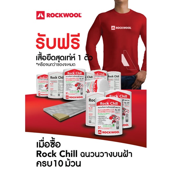 รบกวนกดสั่งออเดอร์ละ1แพ็คเท่านั้น-rockwool-ฉนวนกันความร้อน-ฉนวนกันเสียง-ฉนวนใยหิน-ฉนวนกันไฟลาม-หนา-3นิ้ว-กว้าง-0-6เมตร