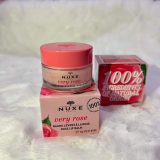(พร้อมส่ง) Nuxe Very Rose Extract Lip Balm 15g. สูตรน้ำมันกุหลาบให้ความชุ่มชื้นจากธรรมชาติ 100%