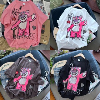 💥💥พร้อมส่งค่ะ💥💥 เสื้อยืดลายการ์ตูน น่ารักๆ ใส่สบาย มี2ขนาดให้เลือก ฟรีไซส์กับ oversize ใส่กับอะไรก็สวย
