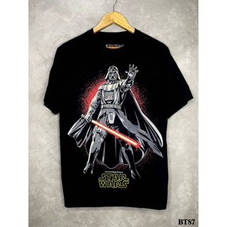 Darthvaderเสื้อยืดสีดำสกรีนลายBT87